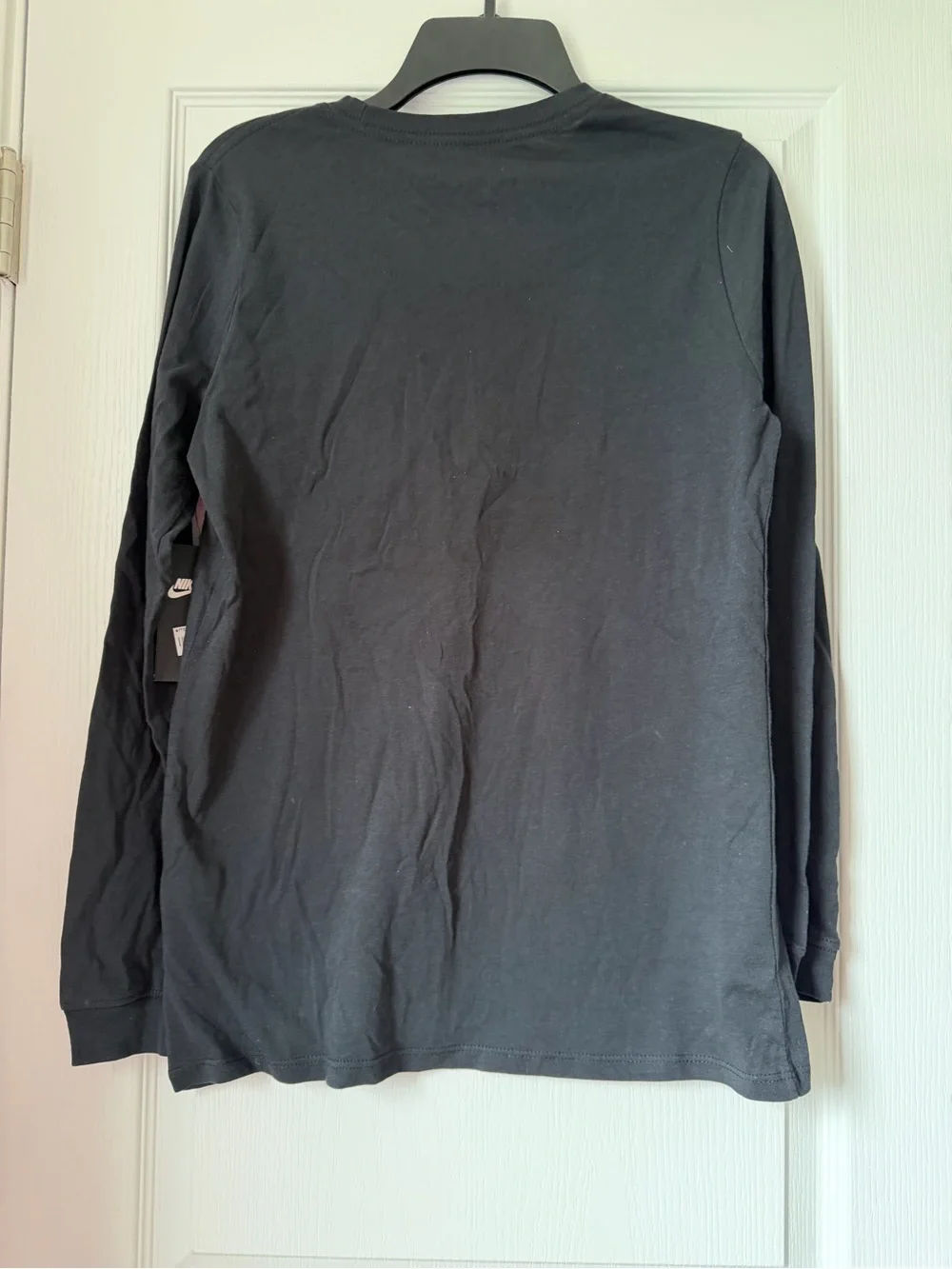 New Kids Nike Black Long-Sleeve 'Fly and Mighty' Graphic Tee Size XL